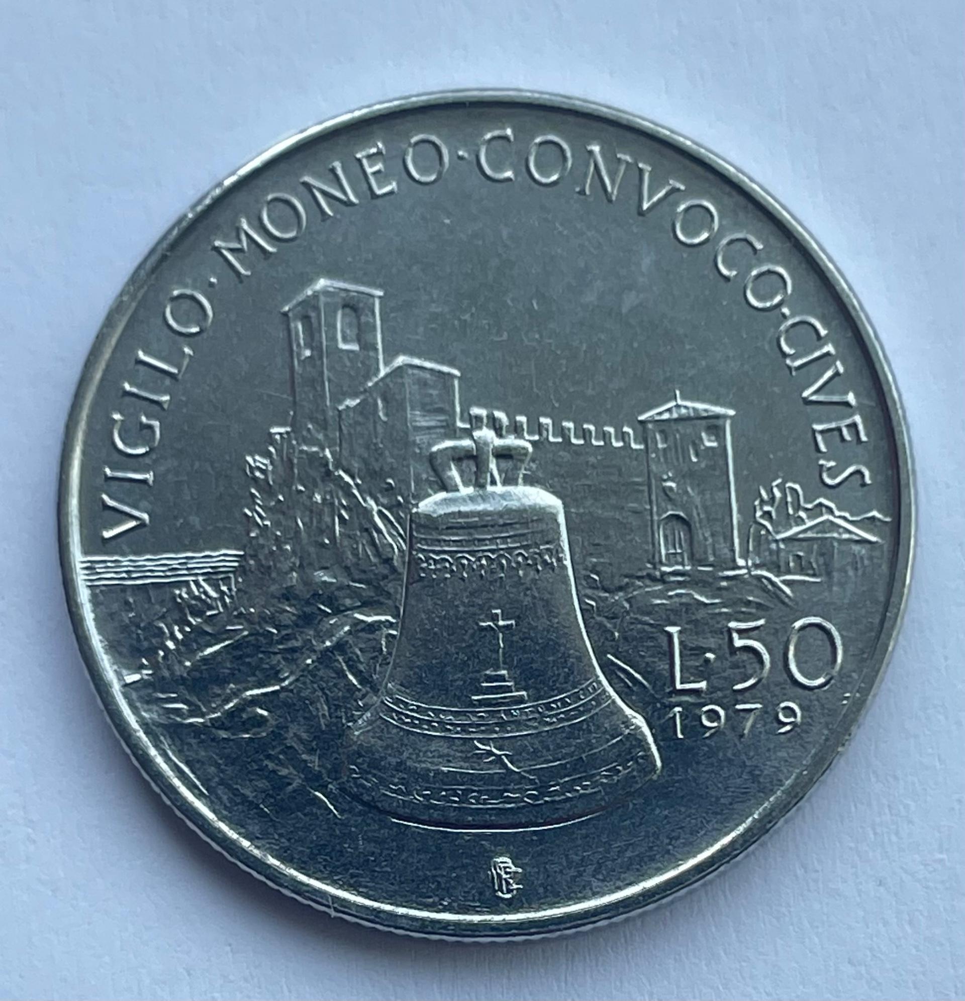 San Marinas 50 lirų 1979