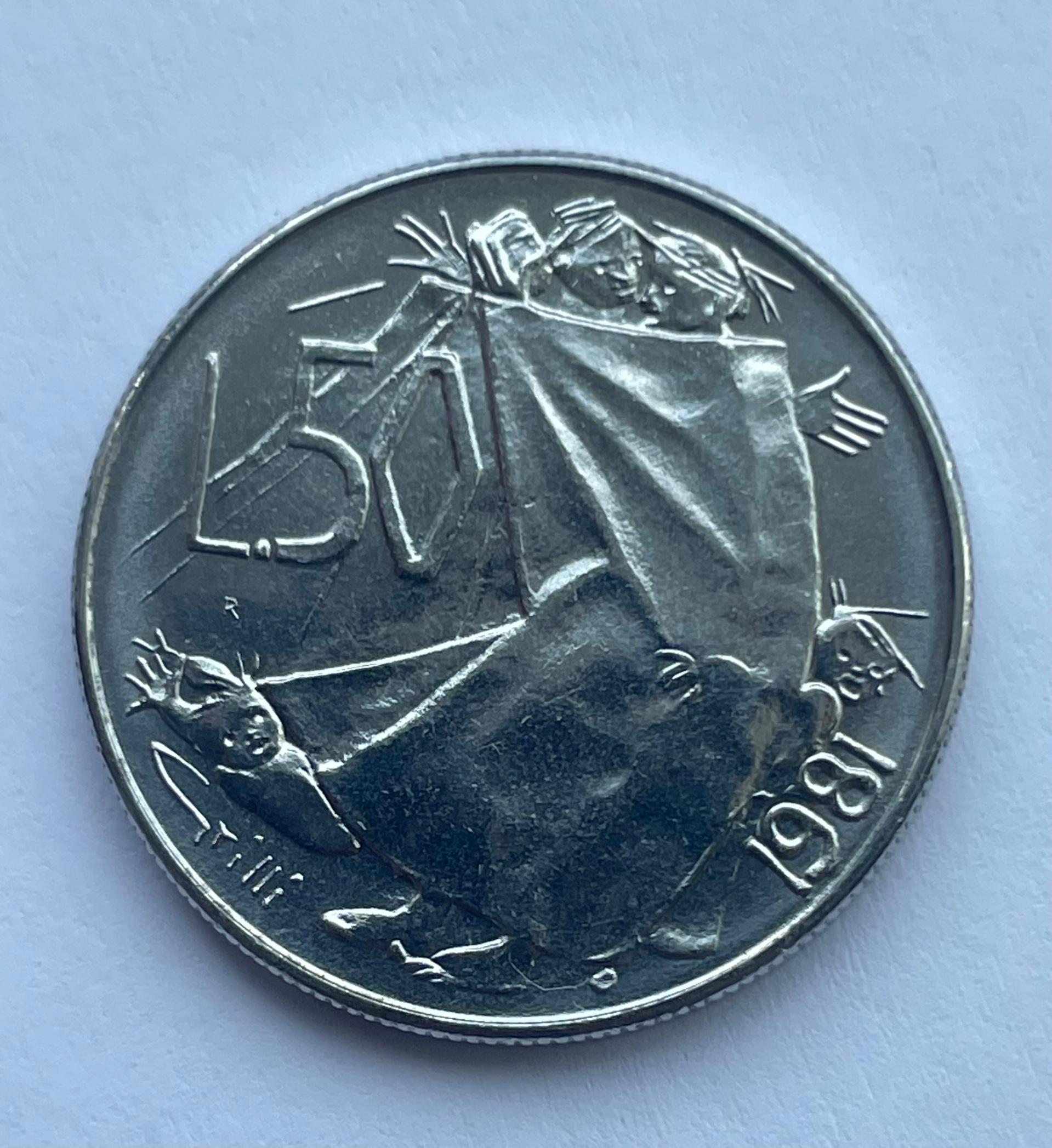 San Marinas 50 lirų 1981