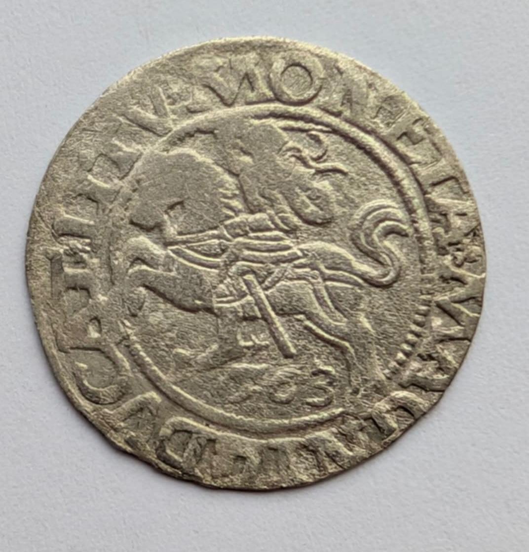 Žygimanto Augusto 1563 pusgrašis 