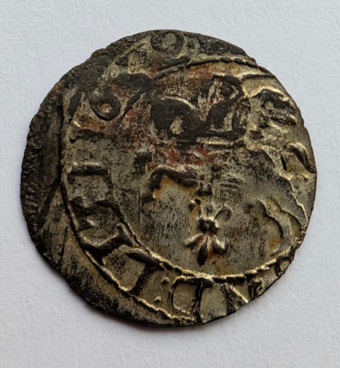 Jono  Kazimiero 1652 šilingas tų laikų padirbinys 