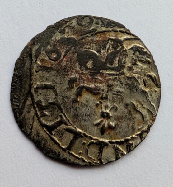 Jono  Kazimiero 1652 šilingas tų laikų padirbinys 