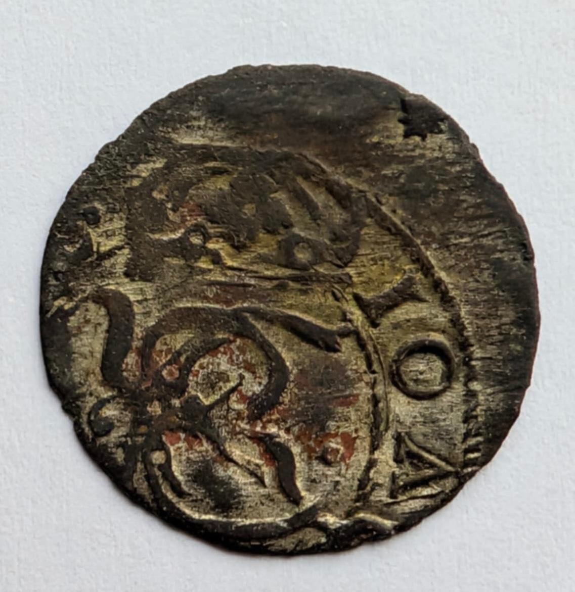 Jono  Kazimiero 1652 šilingas tų laikų padirbinys 