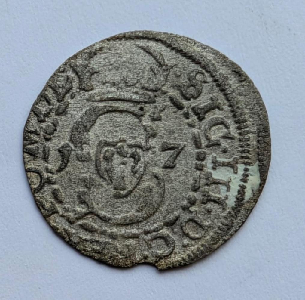 Žygimanto Vazos 1617 šilingas 