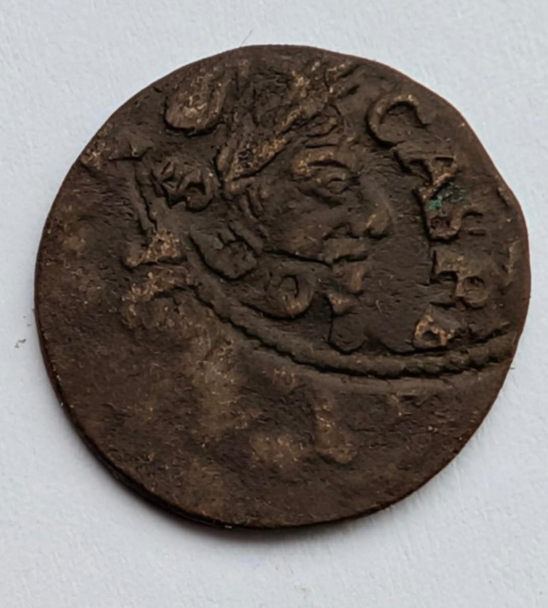 Jono Kazimiero 166x šilingas dvigubas kalimas