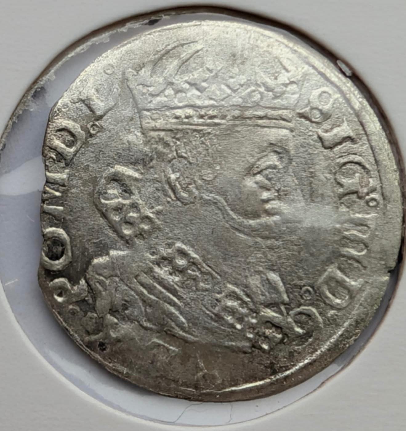 Neaprašytas Žygimanto Vazos 1627 grašis M.AG