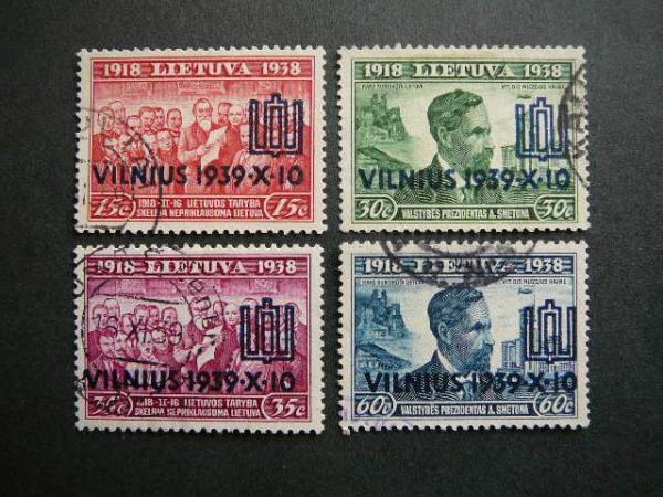 Lietuva 1939 433/6 Vilnius antsp. #