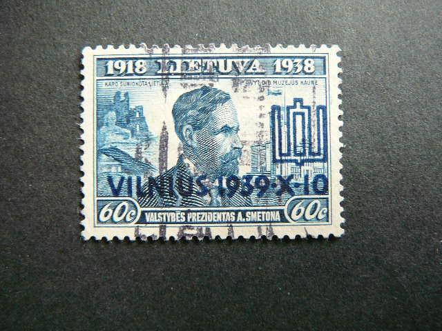 Lietuva 1939 436 Vilnius antsp. # 55