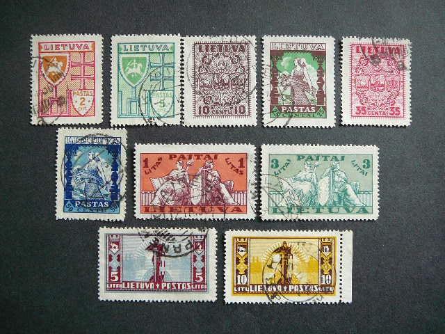 Lietuva 1934 394/3 Standartai antsp.