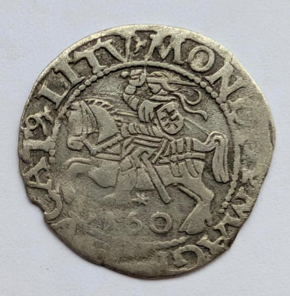 Žygimanto Augusto 1560 pusgrašis 