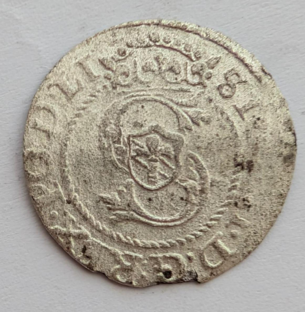 Žygimanto Vazos 1593 šilingas Ryga