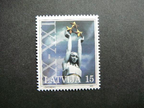 Latvija 2000 Millennium svarus MNH # 