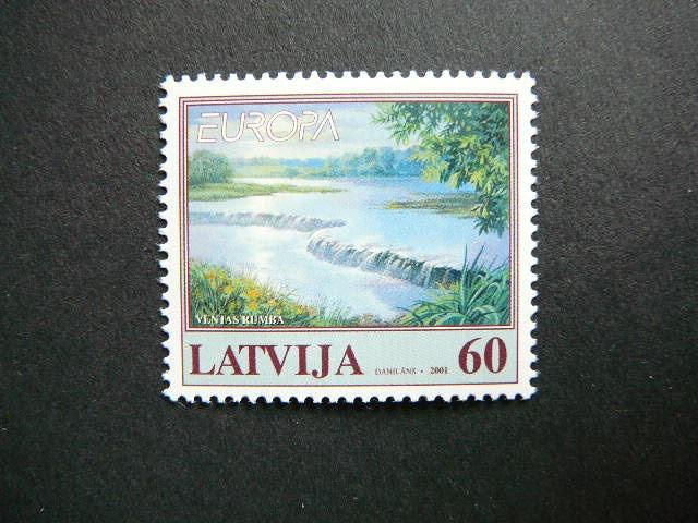 Latvija 2001 Europa Gamta svarus MNH #