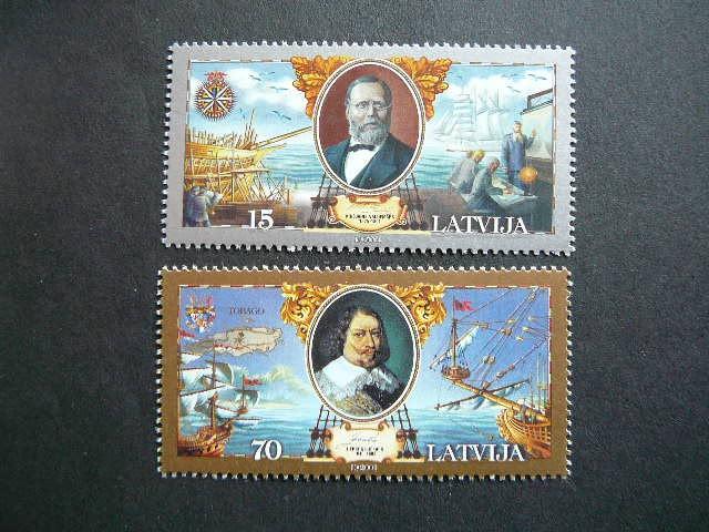 Latvija 2001 Burlaiviai Laivai MNH #