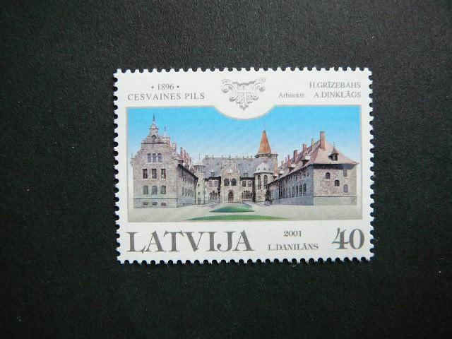 Latvija 2001 Pilys svarus MNH #