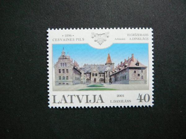 Latvija 2001 Pilys svarus MNH #