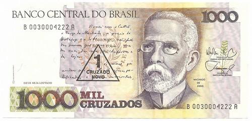 Brazilija. 1 naujasis kursadas/ 1000 kursadų ( 1989 ) XF