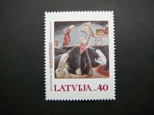 Latvija 2002 Daile svarus MNH #
