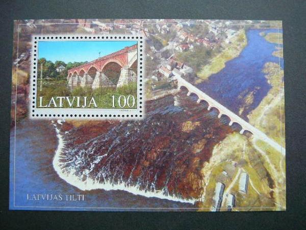 Latvija 2002 Tiltas svarus MNH # 