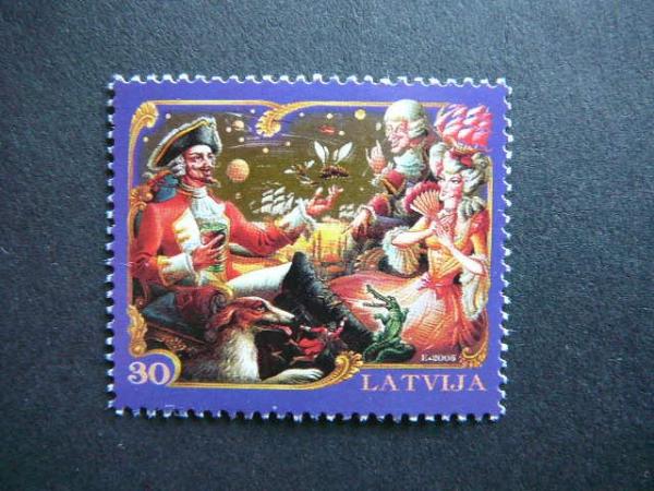 Latvija 2005 Baronas Miunhauzenas svarus MNH #