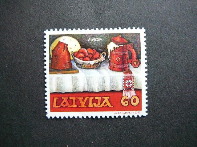 Latvija 2005 Europa Gastronomija svarus MNH #