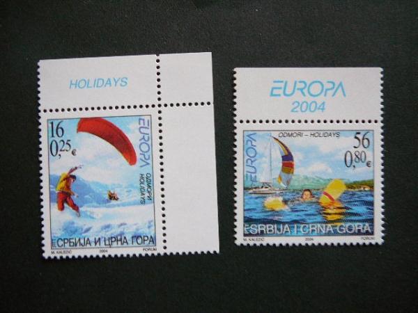 Serbija 2004 Europa Burlaiviai MNH #