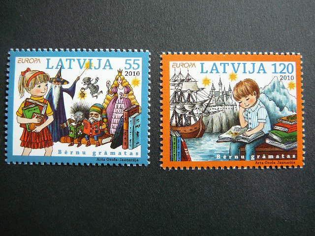 Latvija 2010 Europa Knygos svarus MNH #