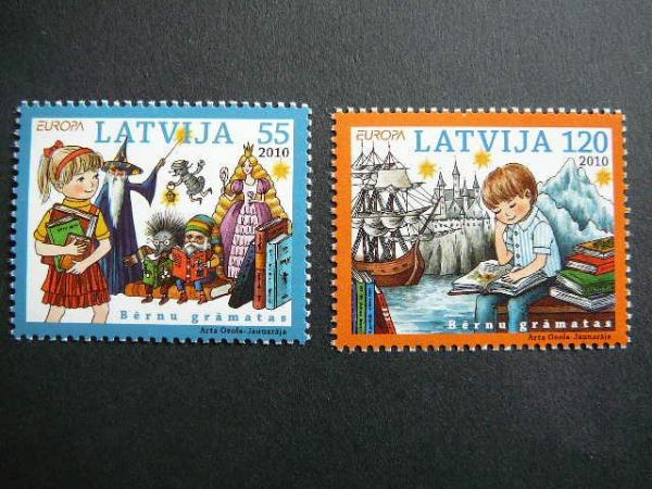 Latvija 2010 Europa Knygos svarus MNH #