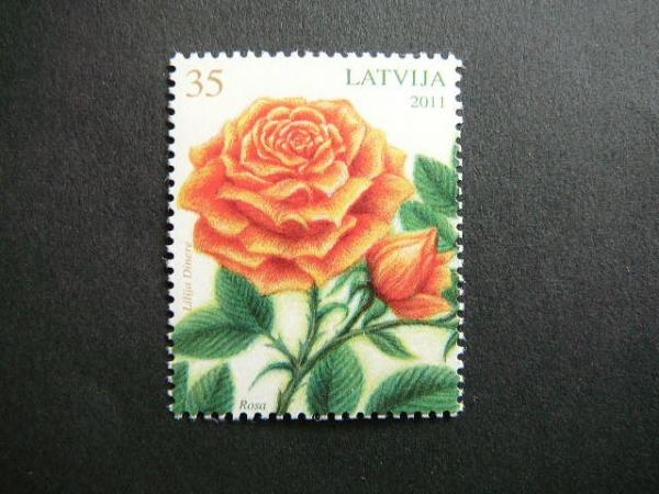 Latvija 2011 Rozes Geles svarus MNH #