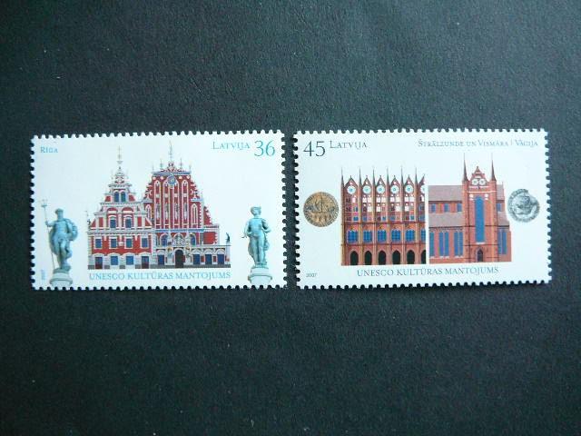 Latvija 2007 Architektura svarus MNH #