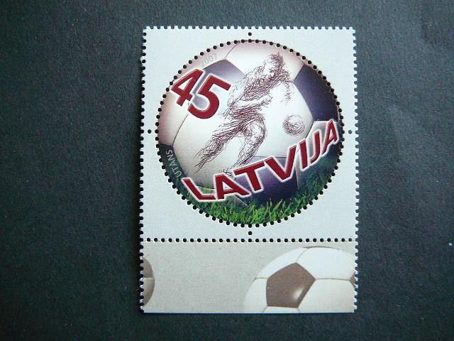 Latvija 2007 Futbolas svarus MNH #