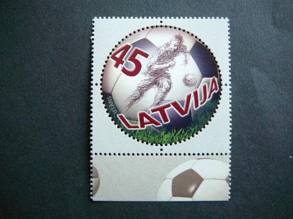 Latvija 2007 Futbolas svarus MNH #