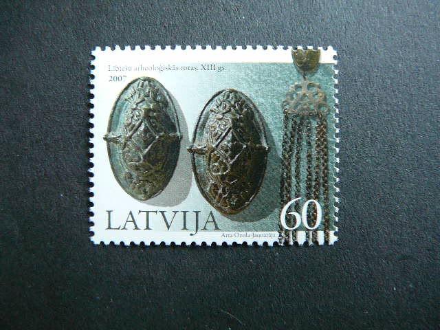 Latvija 2007 Daile Papuosalai svarus MNH # 