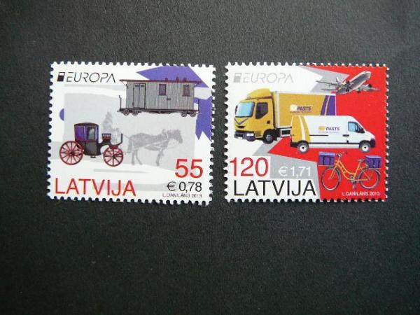 Latvija 2013 Europa Cept Pastas svarus MNH #