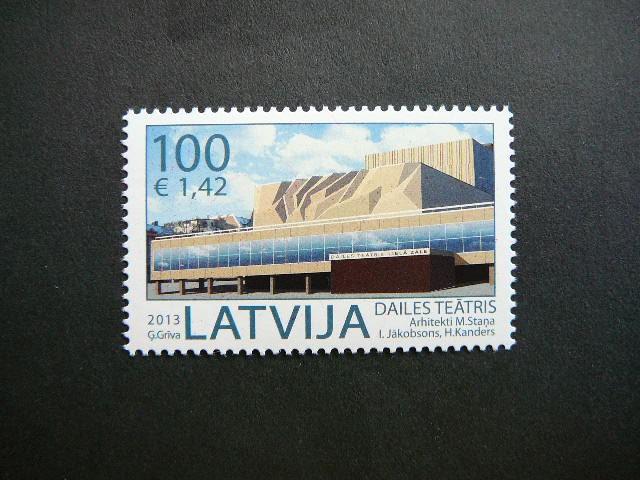 Latvija 2013 Architektura svarus MNH # 