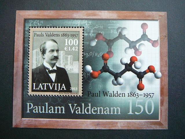 Latvija 2013 Chemikas P.Waldenas svarus MNH #