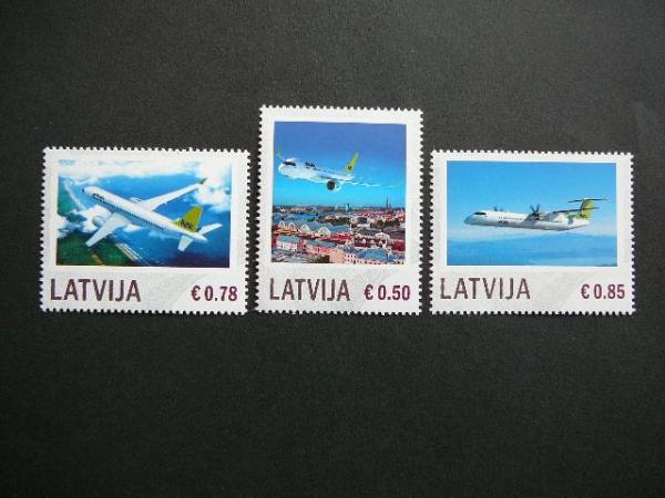 Latvija 2014 Lektuvai svarus MNH #