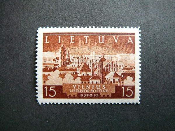 Lietuva 1940 443 Vilniaus atgavimas svarus MNH #