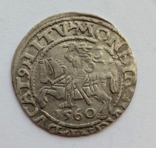 Žygimanto Augusto 1560 pusgrašis 