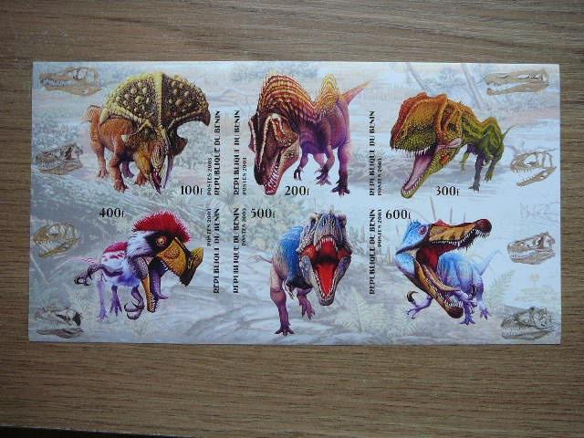 Beninas 2003 Dinozaurai svarus #bd