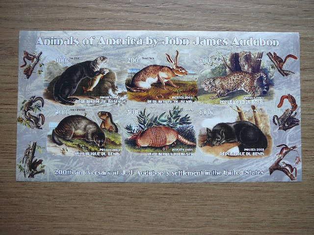 Beninas 2003 Kates laukines Kiskis Audubon svarus #bd