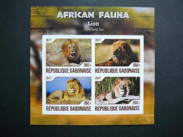 Gabonas 2017 Liutai Kates laukines svarus #be dant.