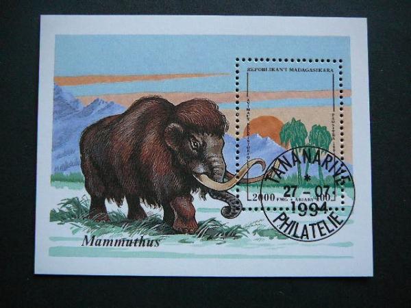Madagaskaras 1994 Mamutai Drambliai antsp. 