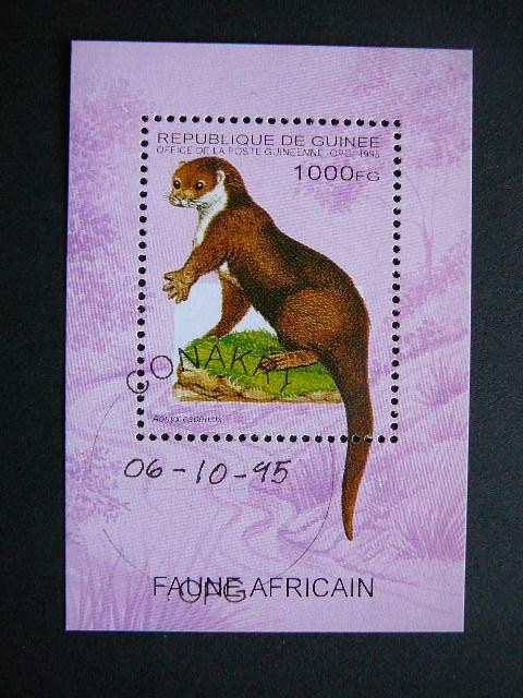 Gvineja 1995 Zverys blokas antsp. #