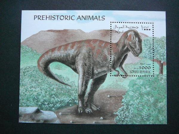 Somalis 1999 Dinozaurai svarus MNH #