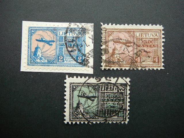 Lietuva 1922 121/3 Oro pastas antsp. #
