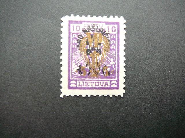 Lietuva 1926 260y Karo Naslaiciai svarus MLH #