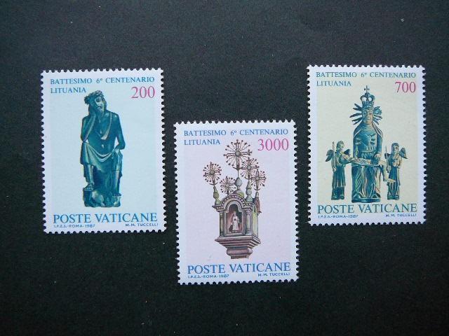 Lietuva - Vatikanas 1987 Sventos Statuleles svarus