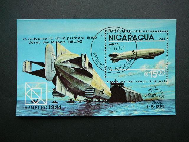 Nikaragva 1984 Dirizabliai antsp. # 