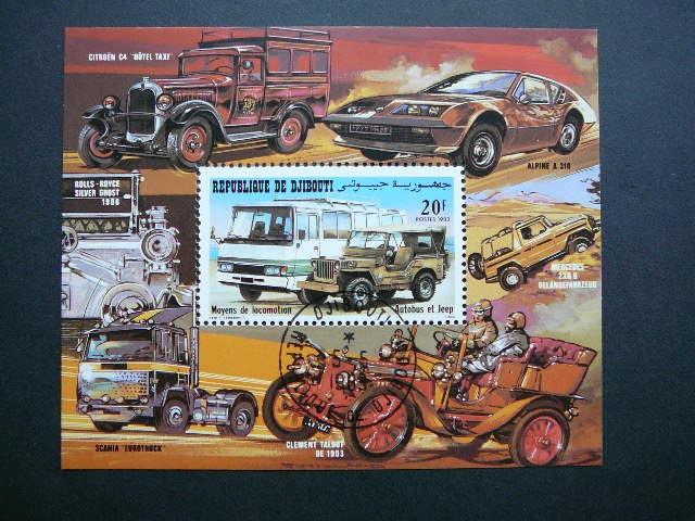 Dzibutis 1982 Automobiliai antsp. # 