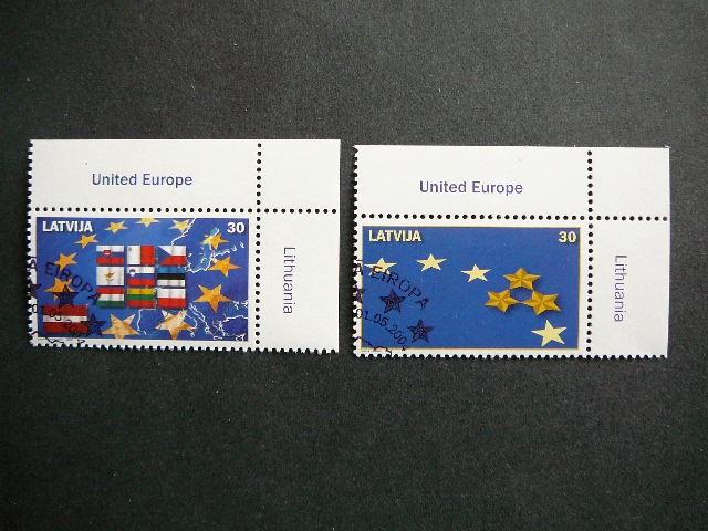 Latvija 2004 Jungtinė Europa antsp. - Lietuva #